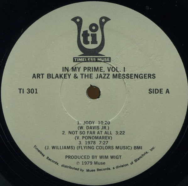 Art Blakey & The Jazz Messengers : In My Prime Vol. 1 (LP, Album)