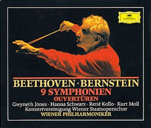 Ludwig Van Beethoven - Leonard Bernstein - Wiener Philharmoniker : 9 Symphonien - Ouvertüren (Box, Comp, Car + 6xCD)
