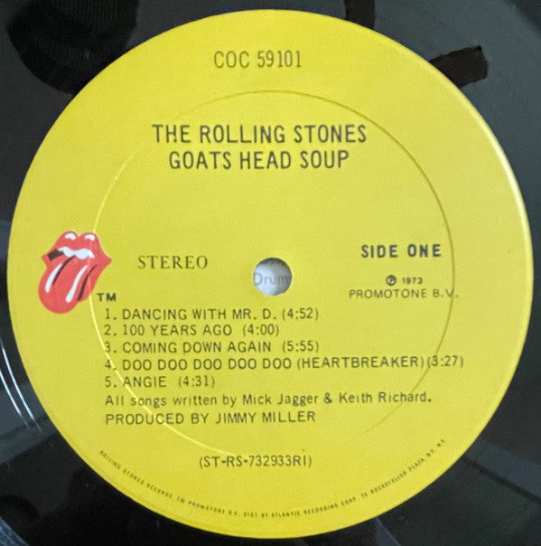The Rolling Stones : Goats Head Soup (LP, Album, RI )