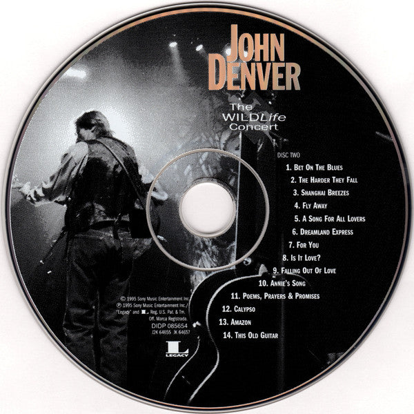 John Denver : The Wildlife Concert (2xCD, Album, RE)
