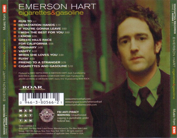 Emerson Hart : Cigarettes & Gasoline (CD, Album)