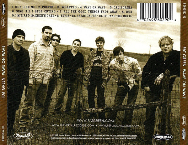 Pat Green (2) : Wave On Wave (CD, Album)