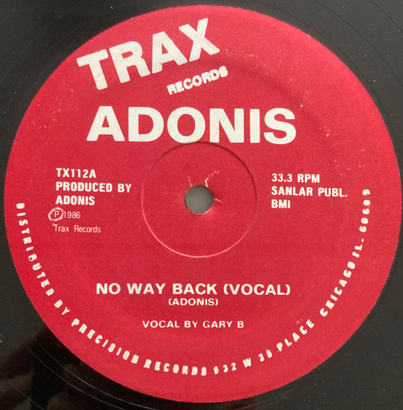Adonis : No Way Back (12", Red)
