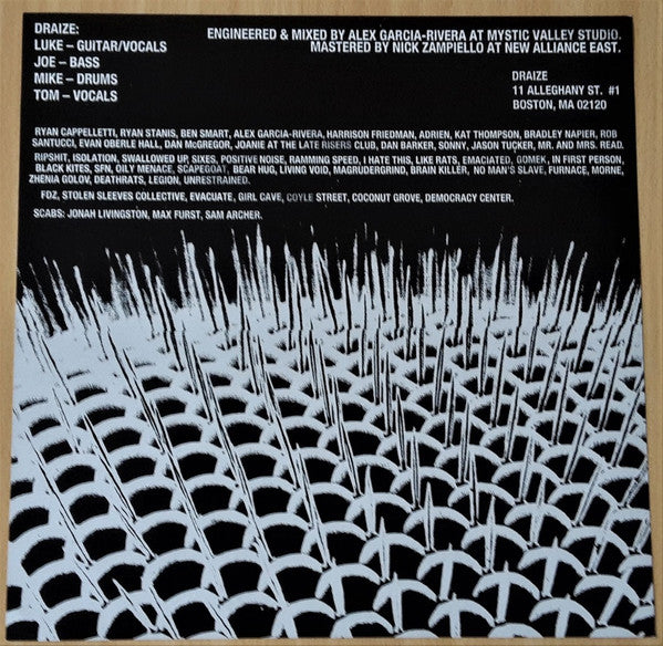 Draize : Draize (12", Album)
