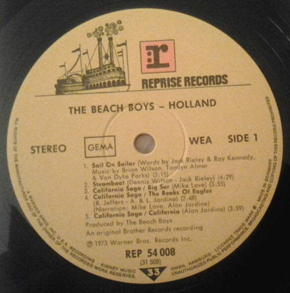 The Beach Boys : Holland (LP, Album + 7", EP)