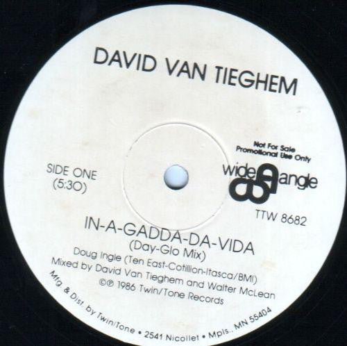 David Van Tieghem : In-A-Gadda-Da-Vida (12", Promo)