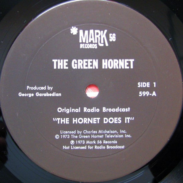 No Artist : The Green Hornet (Original Radio Broadcasts) (LP)