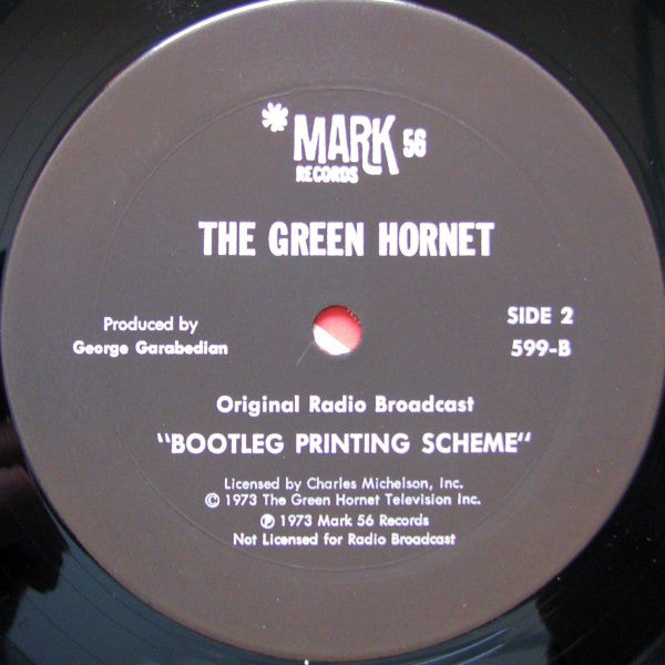 No Artist : The Green Hornet (Original Radio Broadcasts) (LP)