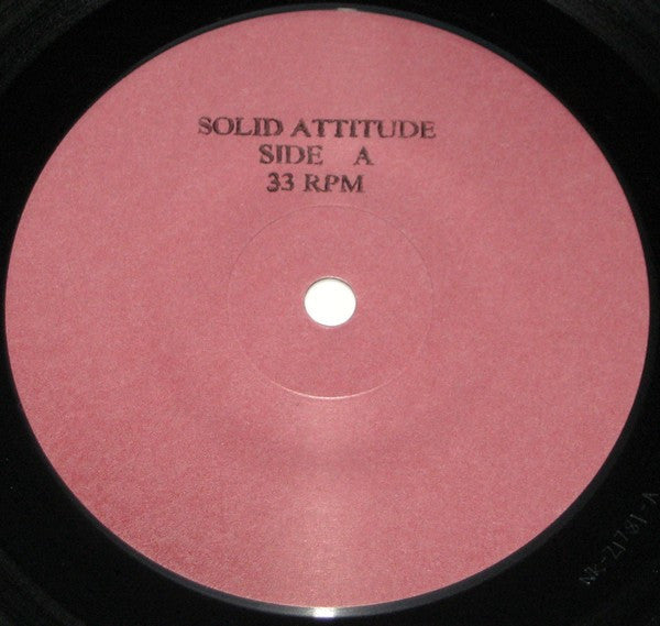 Solid Attitude : Prison Water (7", EP, Num, W/Lbl)