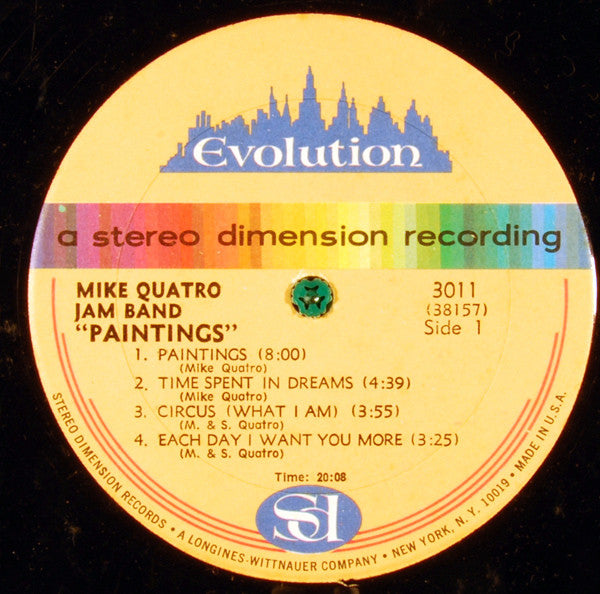 Michael Quatro Band : Paintings (LP, Album)