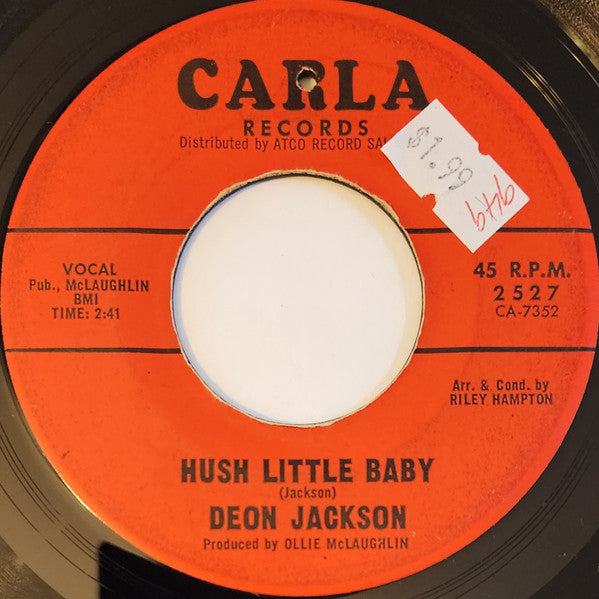 Deon Jackson : Love Takes A Long Time Growing / Hush Little Baby (7", Single)