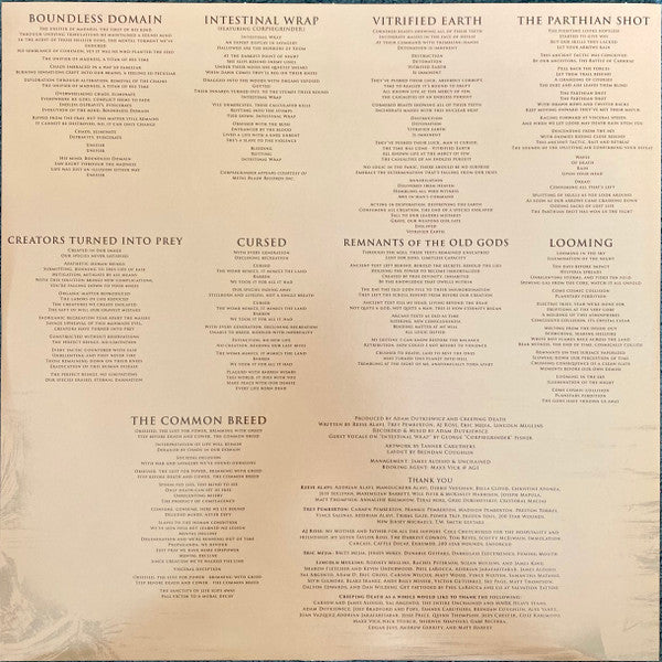 Creeping Death (3) : Boundless Domain (LP, Album, Ltd, Red)