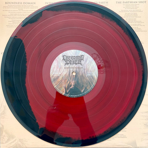 Creeping Death (3) : Boundless Domain (LP, Album, Ltd, Red)