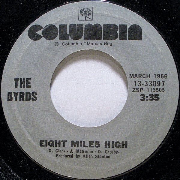 The Byrds : Turn! Turn! Turn! / Eight Miles High (7", Single, RE, Styrene)