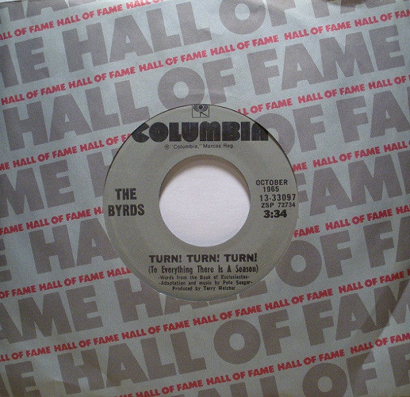 The Byrds : Turn! Turn! Turn! / Eight Miles High (7", Single, RE, Styrene)