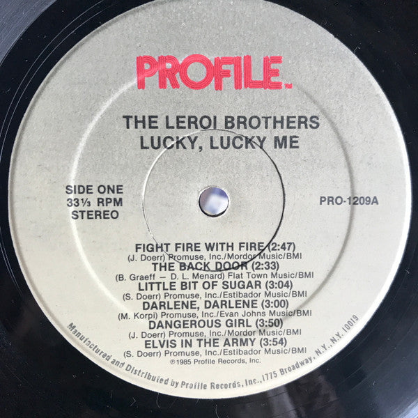 Leroi Brothers : Lucky Lucky Me (LP, Album)