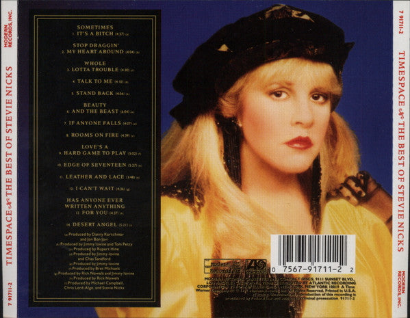 Stevie Nicks : Timespace - The  Best Of Stevie Nicks (CD, Comp)