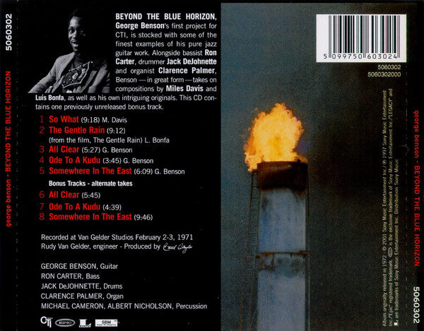 George Benson : Beyond The Blue Horizon (CD, Album, RE, RM)
