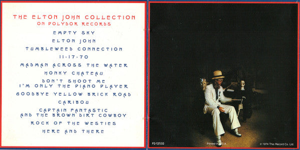 Elton John : Greatest Hits (CD, Comp, RE, RP, CRC)