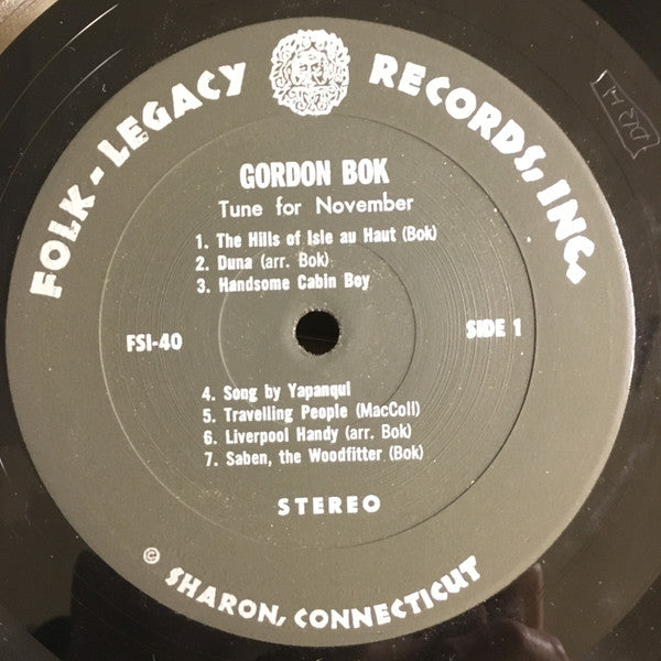 Gordon Bok : A Tune For November (LP, Album, RE)