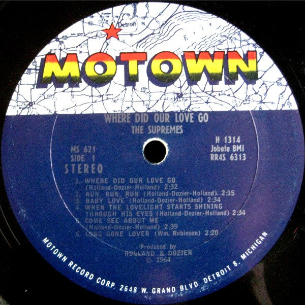The Supremes : Where Did Our Love Go (LP, Album)