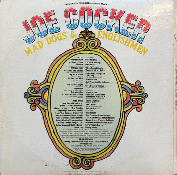 Joe Cocker : Mad Dogs & Englishmen (2xLP, Album, RE, Ter)