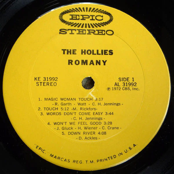 The Hollies : Romany (LP, Album, Ter)