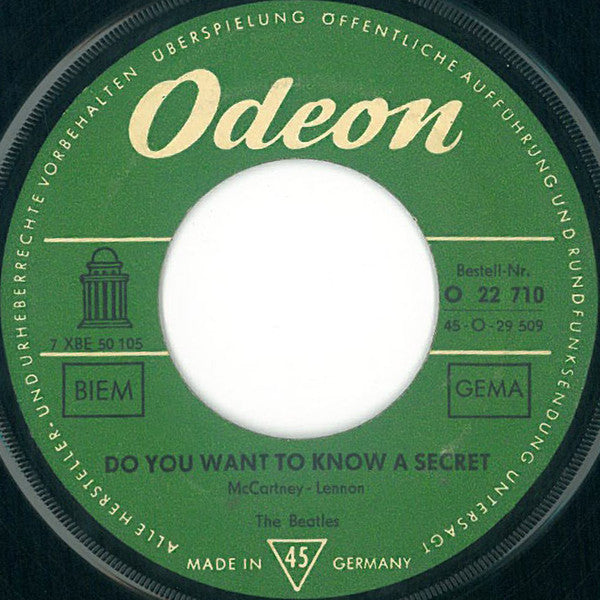 The Beatles : Do You Want To Know A Secret (7", Single)