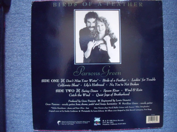 Parsons Green : Birds Of A Feather (LP, Album)