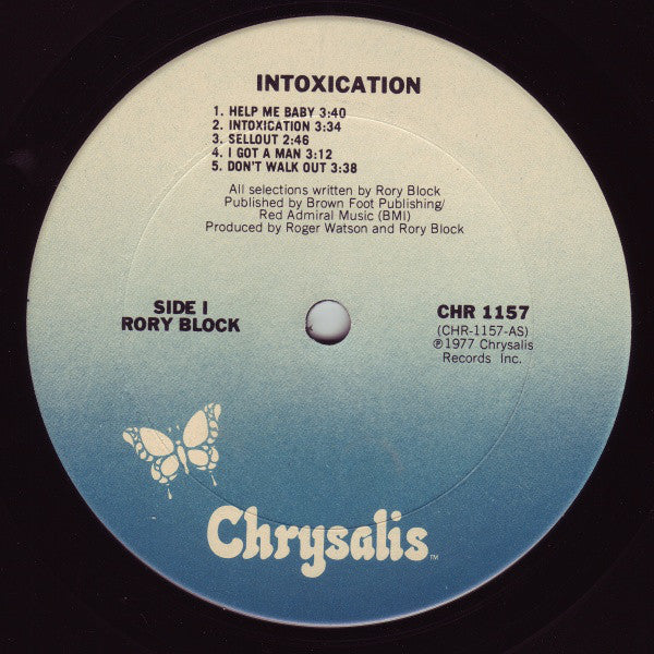 Rory Block : Intoxication (LP, Album)