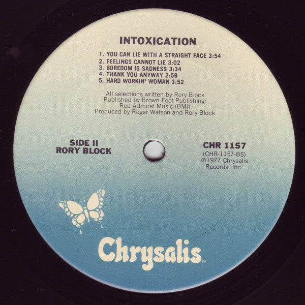 Rory Block : Intoxication (LP, Album)