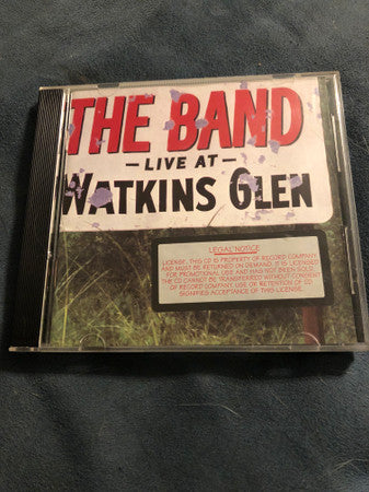 The Band : Live At Watkins Glen (CD, Comp, Promo)