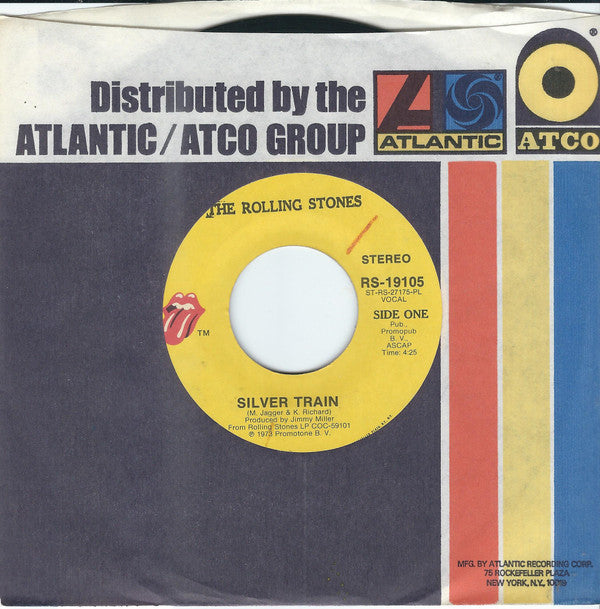 The Rolling Stones : Silver Train / Angie (7", Single, Pla)
