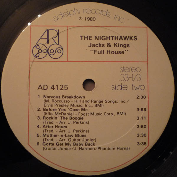 The Nighthawks (3) : Jacks & Kings "Full House" (LP, Album)