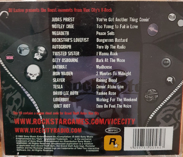 Various : Grand Theft Auto Vice City O.S.T - Volume 1 : V-Rock (CD, Comp)