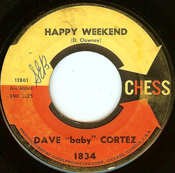Dave "Baby" Cortez : Fiddle Sticks (7")
