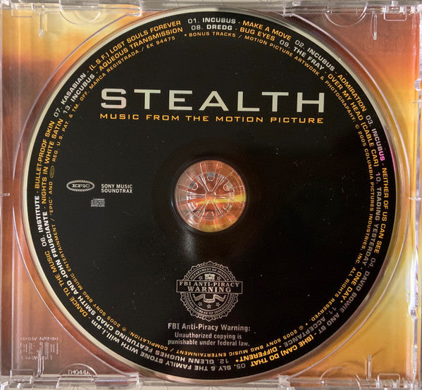 Various : Stealth (Music From The Motion Picture) (CD, Album, Comp)