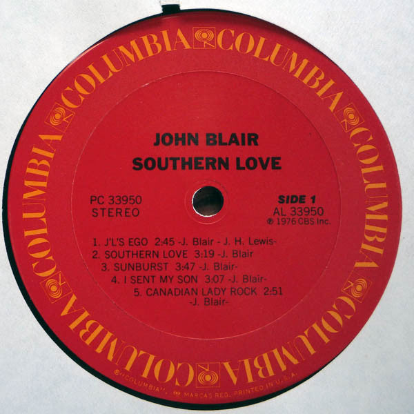 John Blair : Southern Love (LP, Album)