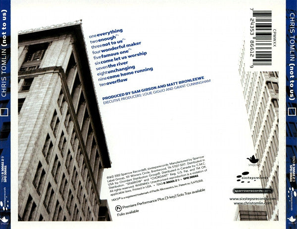 Chris Tomlin : (Not To Us) (HDCD, Album)