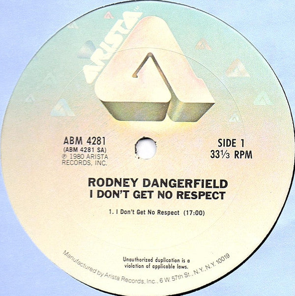 Rodney Dangerfield : I Don't Get No Respect (LP, Album, RE, Ter)