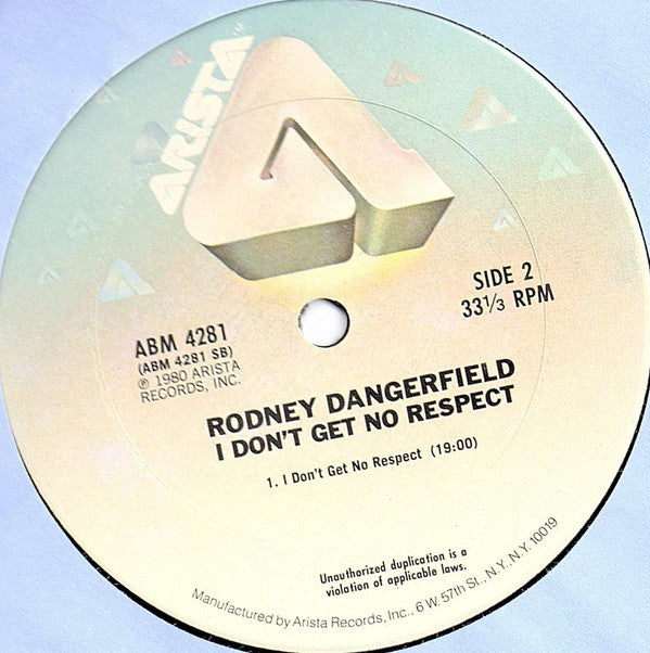 Rodney Dangerfield : I Don't Get No Respect (LP, Album, RE, Ter)