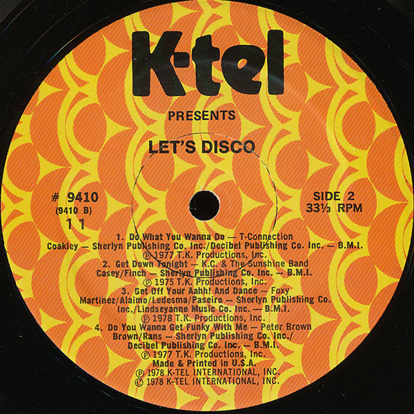 Various : Let's Disco (LP, Comp)