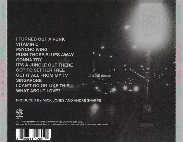 Big Audio Dynamite : F-Punk (CD, Album)