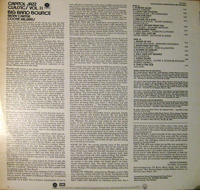 Benny Carter & Cootie Williams : Big Band Bounce (LP, Comp)