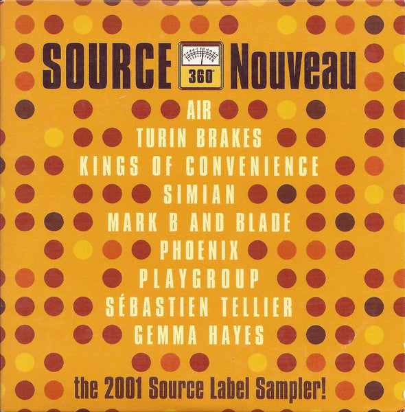 Various : Source Nouveau (The 2001 Source Label Sampler!) (CD, Enh, Promo, Smplr)