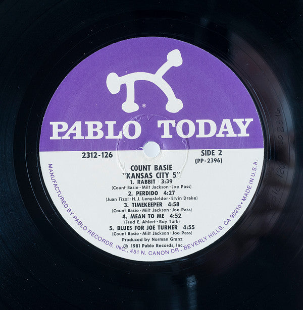 Count Basie : Kansas City 5 (LP, Album)