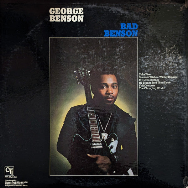 George Benson : Bad Benson (LP, Album, Gat)