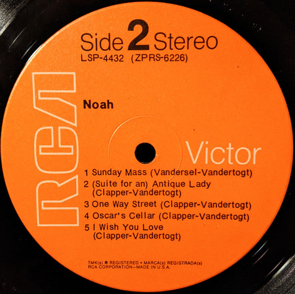 Noah (19) : Noah (LP, Album, Ind)
