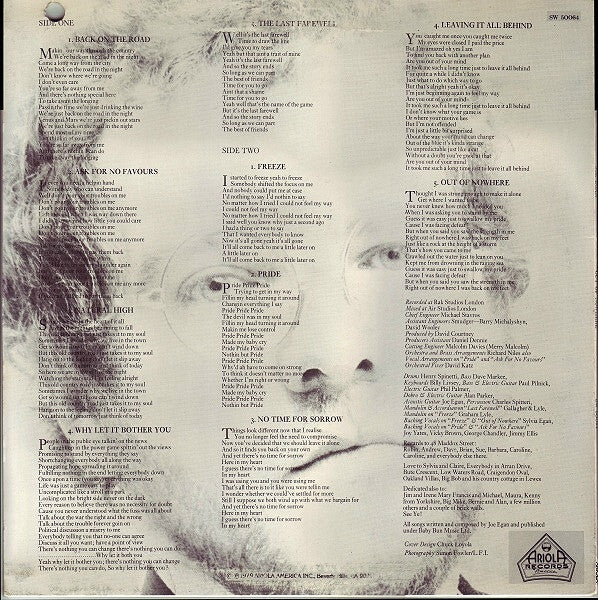 Joe Egan : "Out Of Nowhere" (LP, Album)