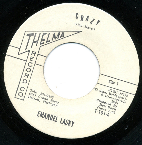 Emanuel Lasky* : Crazy (7", ARP)
